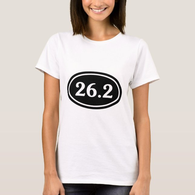 26.2 Marathon Oval (#SOU2) T-Shirt (Front)