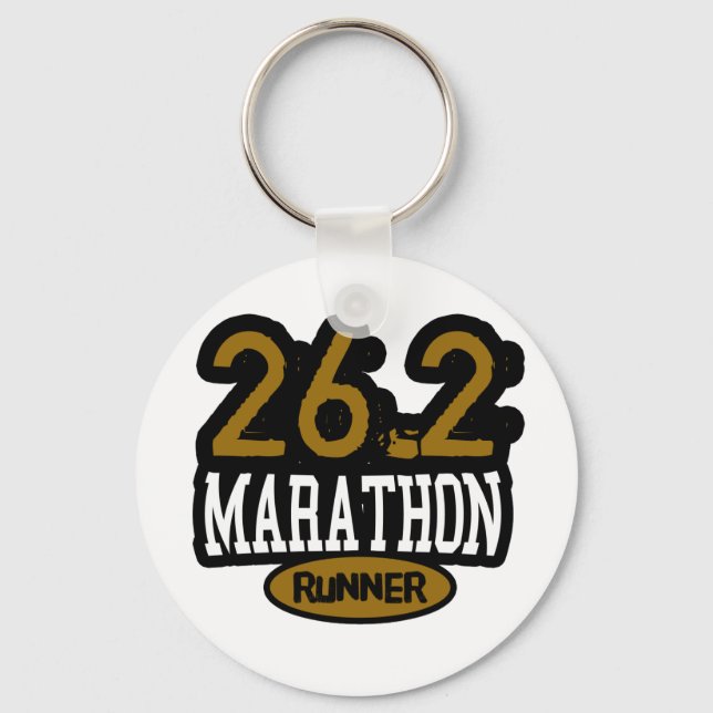 26.2 Marathon Runner Key Ring (Front)