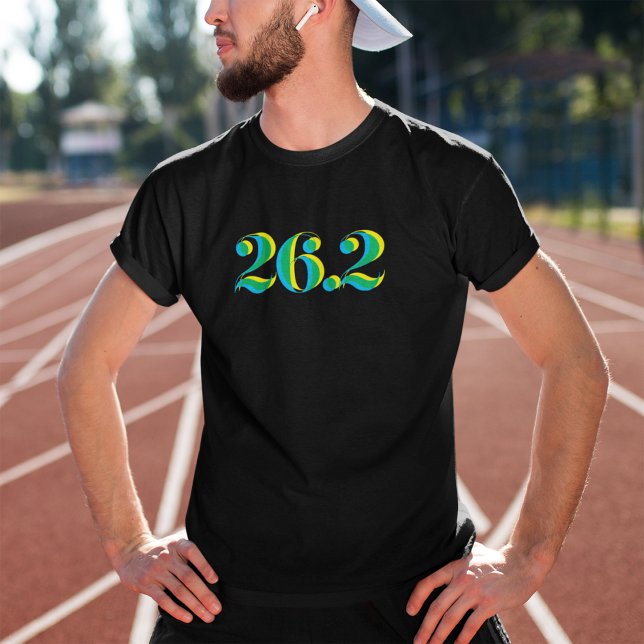 26.2 Marathon Running Bold Men's T-Shirt (Creator Uploaded)