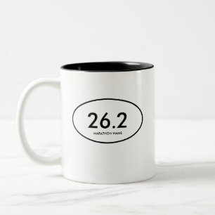 26.2 Marathon Two-Tone Coffee Mug