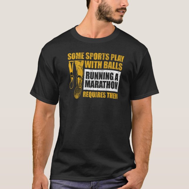 26 2 Miles Run Quote For A Marathon Runner T-Shirt (Front)