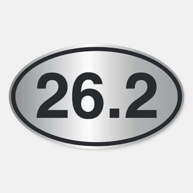 26.2 OVAL STICKER (Front)