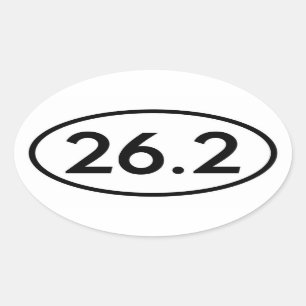 26.2 Oval Sticker