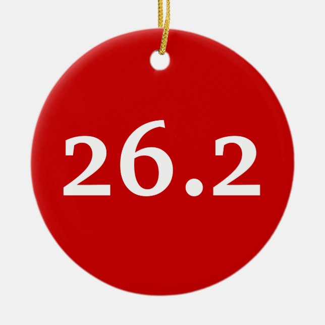 26.2 pride ornament (Front)