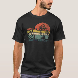 26 Birthday Awesome Since June 1996 T-Shirt