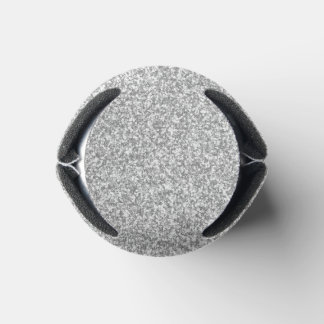 26 Silver Glitter Print Glimmer Sparkles Can Cooler