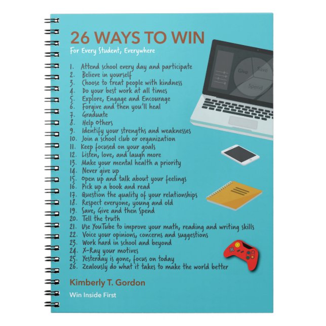 26 Ways to Win Student Notebook (Front)