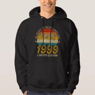 26 Year Old 1999 Retro Awesome 26th Birthday Gift Hoodie