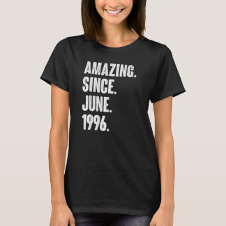 26 Year Old  26th Birthday  Amazing Since June 199 T-Shirt