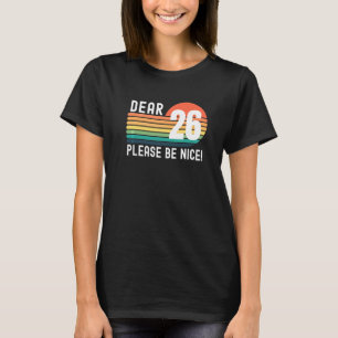 26 Year Old Birthday Women Men Retro Its My 26th B T-Shirt