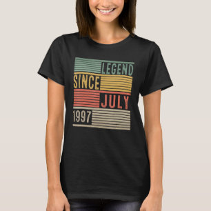 26 Year Old Boy Teen Legend Since July 1997 26th B T-Shirt