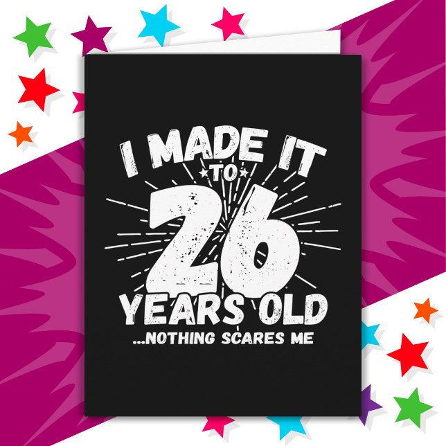 26 Year Old Sarcastic Meme Funny 26th Birthday Card (Creator Uploaded)