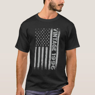 26 Year Old  Vintage 1996 American Flag 26th Birth T-Shirt