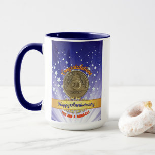 26 Year Recovery Coin Anniversary You're A Miracle Mug