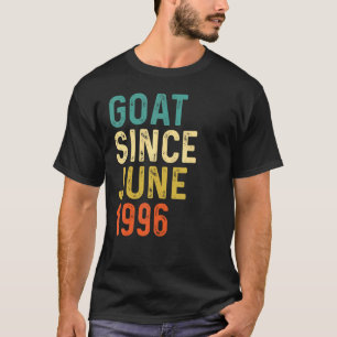26th Birthday 26 Years Old Goat Since June 1996 T-Shirt