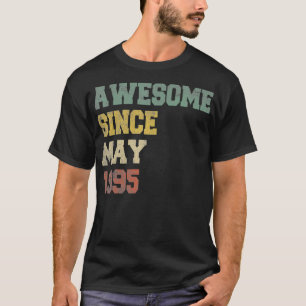 26th Birthday Awesome since May 1995 Vintage 26 Ye T-Shirt