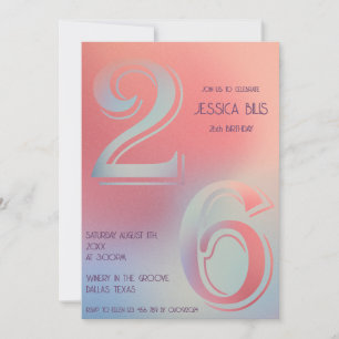 26th birthday invitation