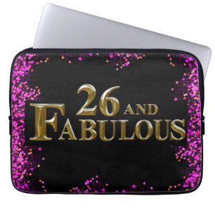 26th Birthday Laptop Sleeve