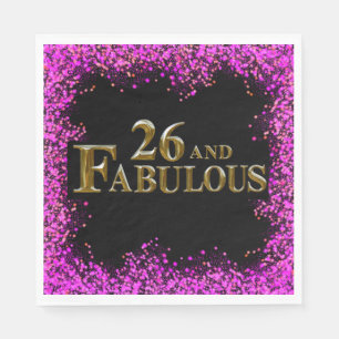 26th Birthday Napkin