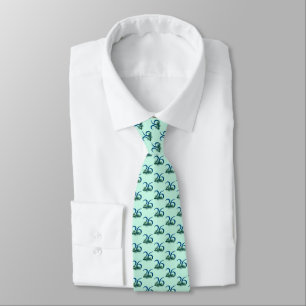 26th Birthday or Anniversary Peacock Feathers Tie