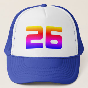 26th Birthday Rainbow Trucker Hat