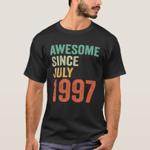 26Th Birthday Women Men Gifts Awesome Since July 1 T-Shirt