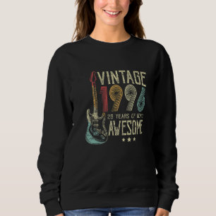 26th Birthday Womens Mens Vintage Awesome 1996 Gui Sweatshirt