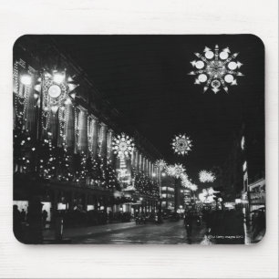 26th November 1960: City Christmas Lights Mouse Pad