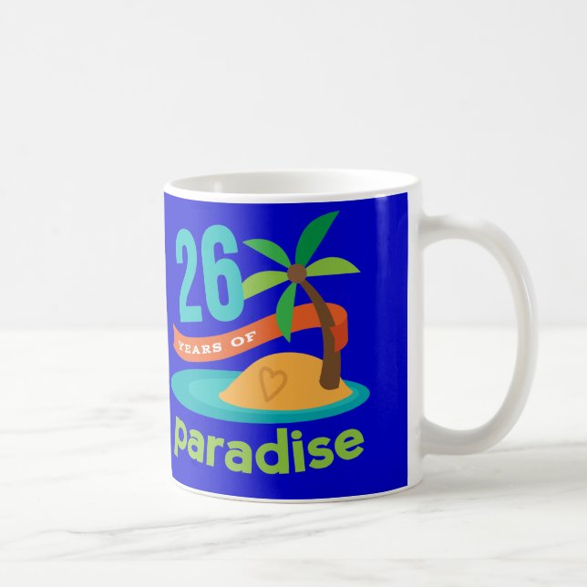 26th Wedding Anniversary Funny Gift For Her Coffee Mug (Right)
