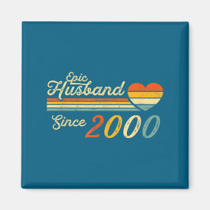 26th Wedding Anniversary Him Epic Artwork Magnet