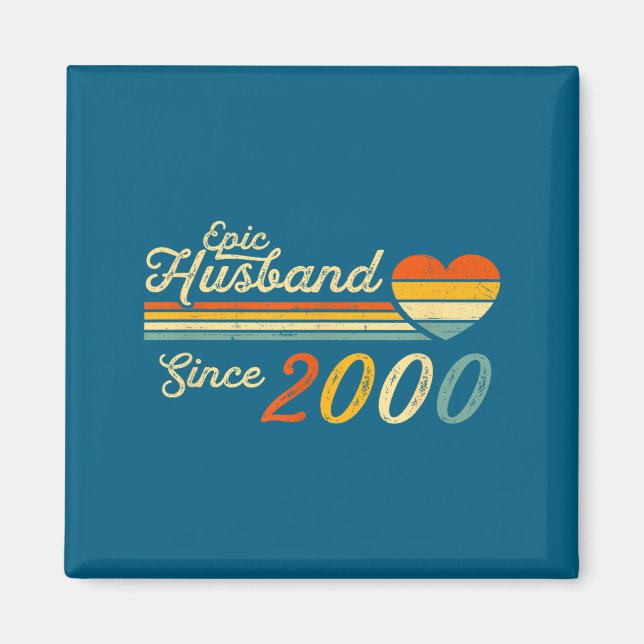 26th Wedding Anniversary Him Epic Artwork Magnet (Front)