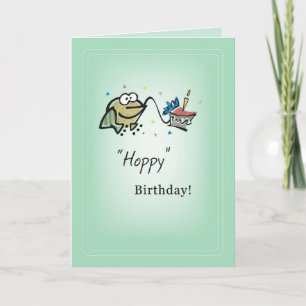 2739 Frog Cake Birthday Card