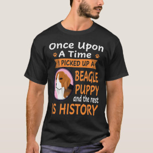 275 One Upon A Time -  Beagle Puppy T-Shirt