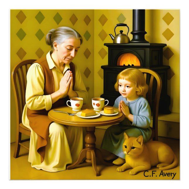 27.03" x 27.03" Grandma's House Photo Print (Front)