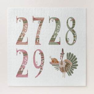 27 28 29 Turkey Community Sharing of Blessings Jigsaw Puzzle