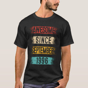 27 Awesome Since September 1996 27Th T-Shirt