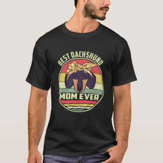 27 Best Dachshund Mum Ever Vintage T-Shirt