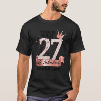 27 & Fabulous I Rose And White Party Group Candid  T-Shirt