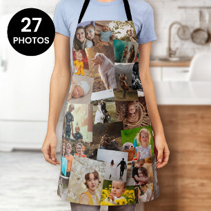 27 Haphazardly Overlapping Photos Collage Template Apron