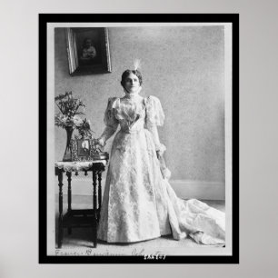 27 Portrait Mrs. McKinley Poster