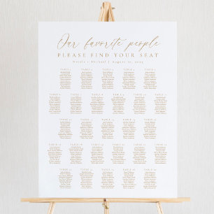 27 Tables Our Favorite People Seating Chart