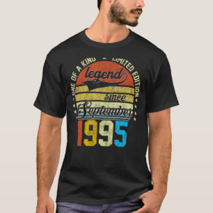27 Year Old 27th Birthday Legend Since September T-Shirt