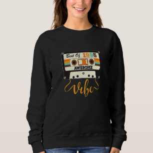 27 Year Old Bday Best Of 1995 Cassette Tape 27th Sweatshirt