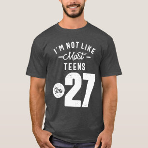 27 Year Old Gift   27th Birthday Gift Ideas T-Shirt