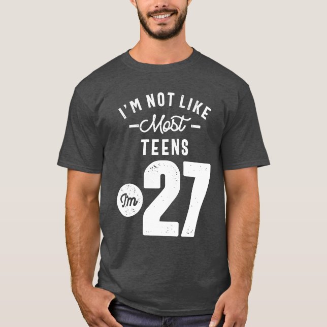 27 Year Old Gift | 27th Birthday Gift Ideas T-Shirt (Front)