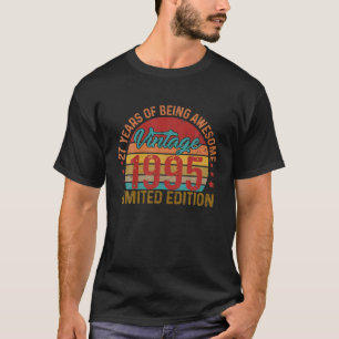 27 Years Of Being Awesome 1995 Birthday T-Shirt