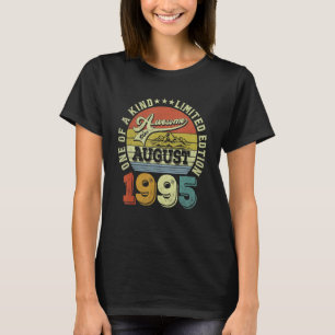 27 Years Old Awesome Since August 1995 27th Birth T-Shirt