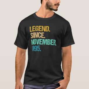 27 Years Old  Awesome Since November 1995 27th Bir T-Shirt