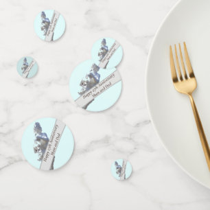 27th Anniversary Sculpture editable  Confetti