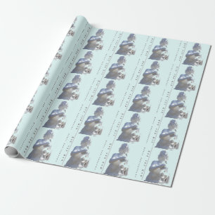 27th Anniversary Sculpture editable  Wrapping Paper